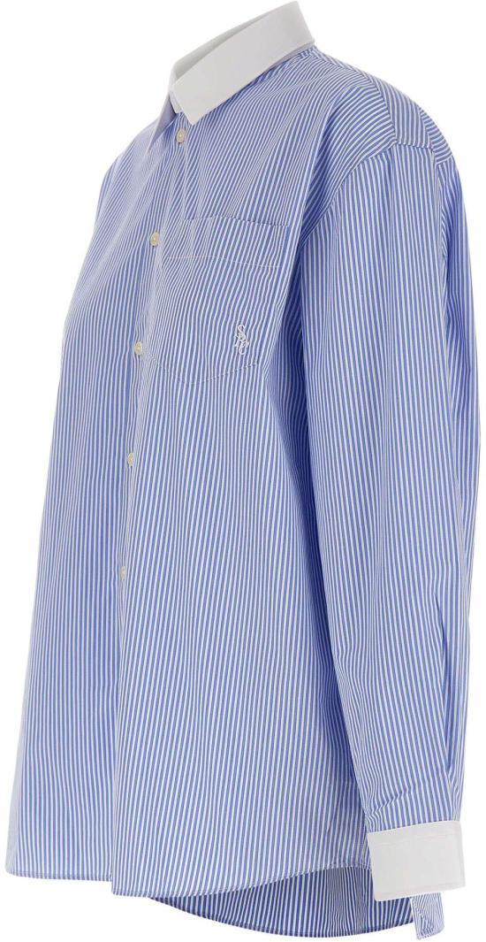 26SS 스포티앤리치 블라우스 SI019710302ST02BLUE LICHTBLUE - SPORTY & RICH