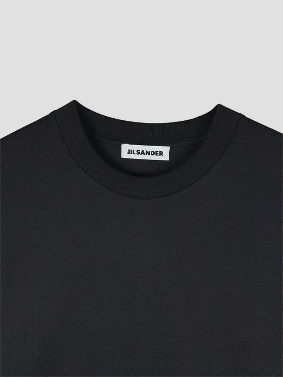 26FW 질샌더 긴팔 티셔츠 J22GC0278J20348 001 BLACK - JIL SANDER