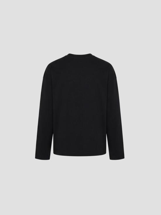26FW 질샌더 긴팔 티셔츠 J22GC0278J20348 001 BLACK - JIL SANDER
