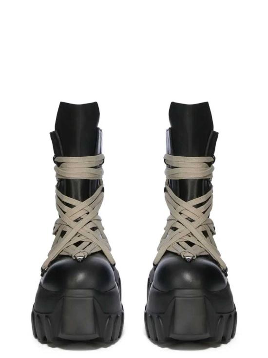 26FW 릭 오웬스 부츠 RU02F4867LOOW1 989 BLACK PEARL BLACK - RICK OWENS
