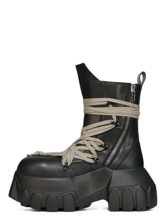 26FW 릭 오웬스 부츠 RU02F4867LOOW1 989 BLACK PEARL BLACK - RICK OWENS