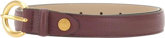 26FW 지아니 끼아리니 레귤러 벨트 CNK00957GRNANTIQUERUBY MAROON