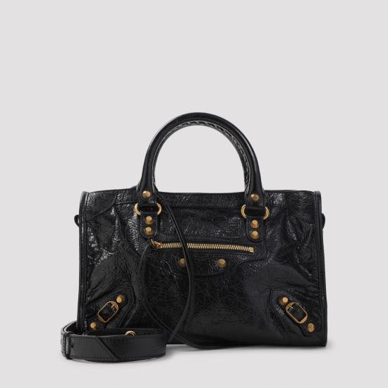 26FW 발렌시아가 르 시티 토트백 811442 210F6 1000 BLACK