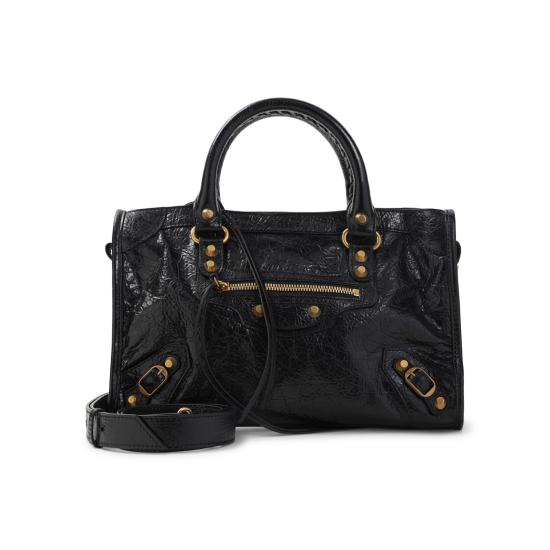 26FW 발렌시아가 르 시티 토트백 811442 210F6 1000 BLACK - BALENCIAGA
