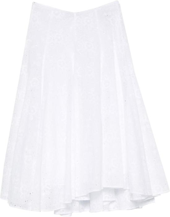 26FW 토리버치 미디 스커트 180798100 WHITE