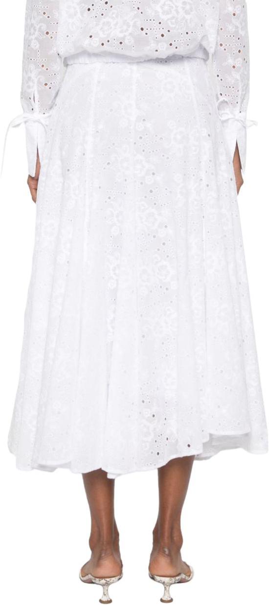 26FW 토리버치 미디 스커트 180798100 WHITE - TORY BURCH