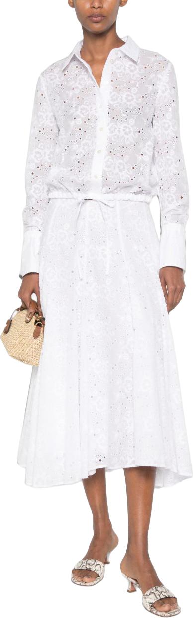 26FW 토리버치 미디 스커트 180798100 WHITE - TORY BURCH