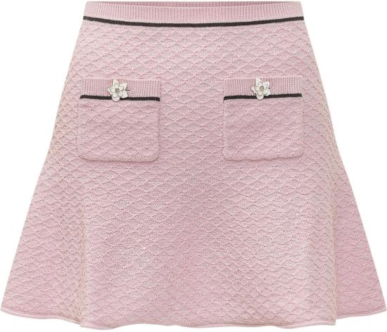 26FW 셀프 포트레이트 숏 스커트 PF26064SKPPINK
