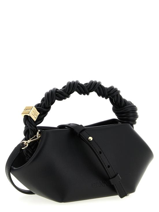 26FW 가니 토트백 Bou Bag 미니 핸드백 블랙 - GANNI
