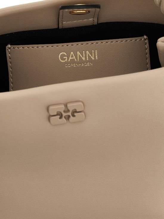 26FW 가니 토트백 Bou Bag 미니 핸드백 회색 - GANNI