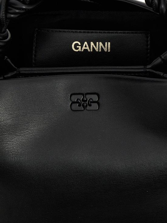 26FW 가니 토트백 Bou 핸드백 블랙 - GANNI