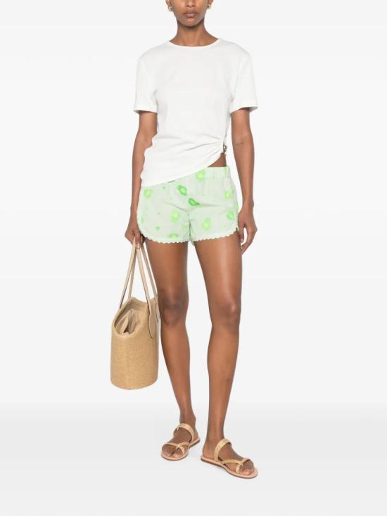 26SS ORSINA 숏팬츠 ANIMALIER SHORTS PGREEN Green - OTHER BRANDS