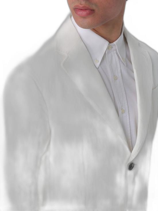26SS 엠포리오 아르마니 자켓 EM000070TE10410U0006 WHITE - EMPORIO ARMANI