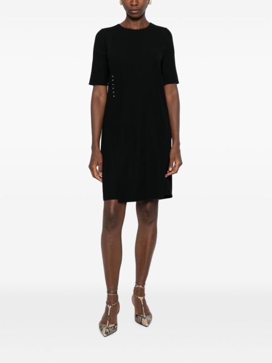 26FW 엠포리오 아르마니 미디 원피스 EW003208AF10206UC001 BLACK - EMPORIO ARMANI