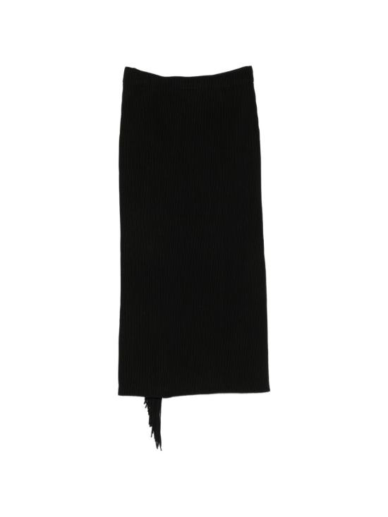 26FW 엠포리오 아르마니 롱 스커트 EW004681AF29173UC001 BLACK - EMPORIO ARMANI