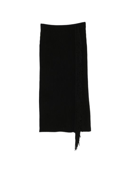 26FW 엠포리오 아르마니 롱 스커트 EW004681AF29173UC001 BLACK