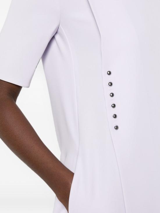 26FW 엠포리오 아르마니 미디 원피스 EW003208AF10206UA088 LILAC - EMPORIO ARMANI