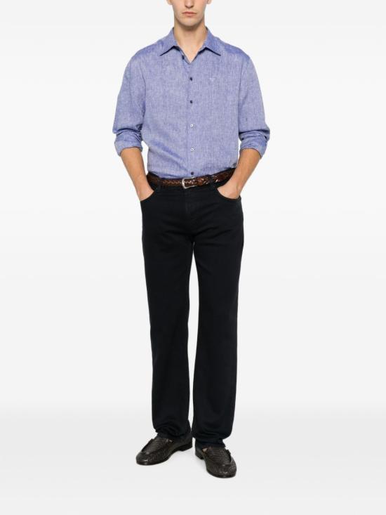 26SS 엠포리오 아르마니 긴팔 셔츠 EM000099TE10157OB003 NAVY - EMPORIO ARMANI