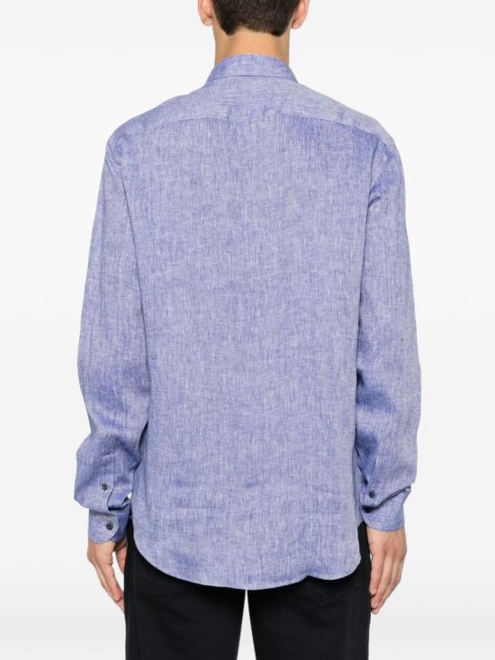 26SS 엠포리오 아르마니 긴팔 셔츠 EM000099TE10157OB003 NAVY - EMPORIO ARMANI