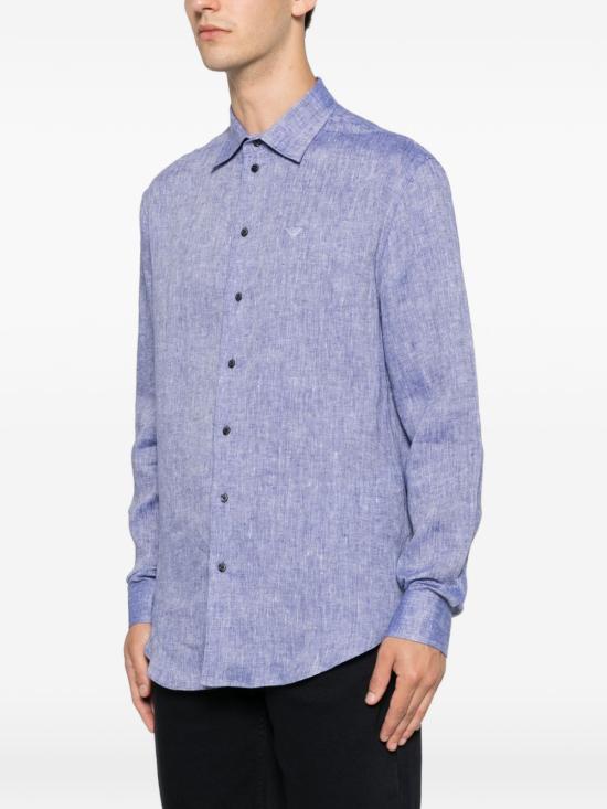 26SS 엠포리오 아르마니 긴팔 셔츠 EM000099TE10157OB003 NAVY - EMPORIO ARMANI