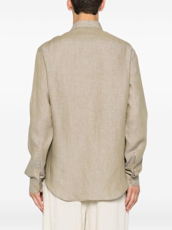 26SS 엠포리오 아르마니 긴팔 셔츠 EM000099TE10157O1002 BEIGE - EMPORIO ARMANI