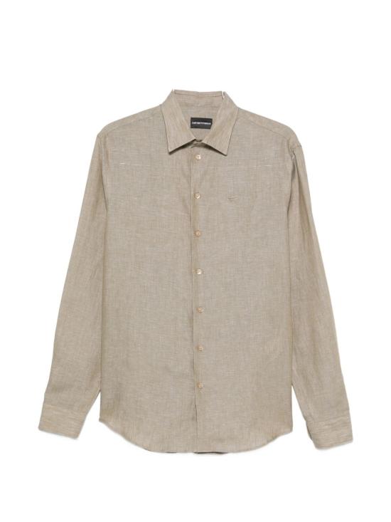 26SS 엠포리오 아르마니 긴팔 셔츠 EM000099TE10157O1002 BEIGE