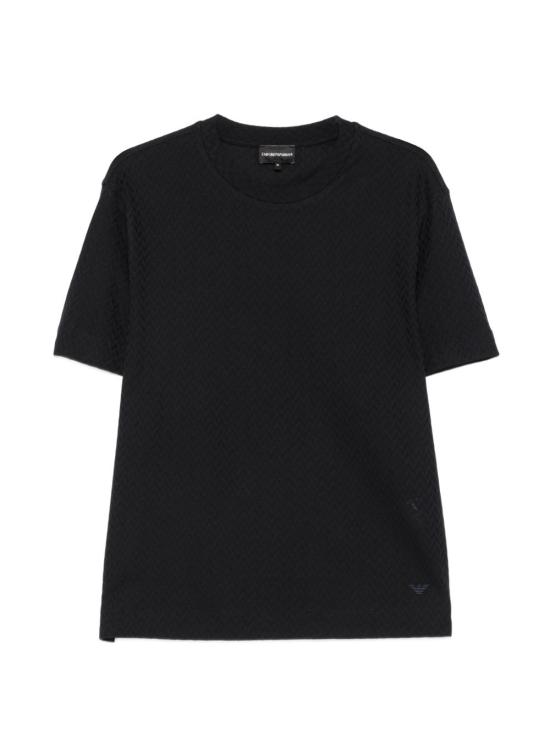 26FW 엠포리오 아르마니 반팔 티셔츠 EM007038AF10762FB561 NAVY