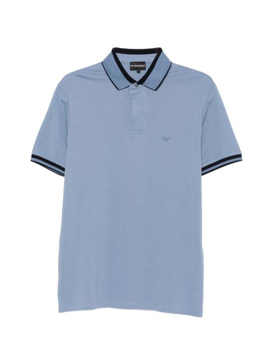 26FW 엠포리오 아르마니 폴로 티셔츠 EM006625AF12955U9324 LIGHT BLUE