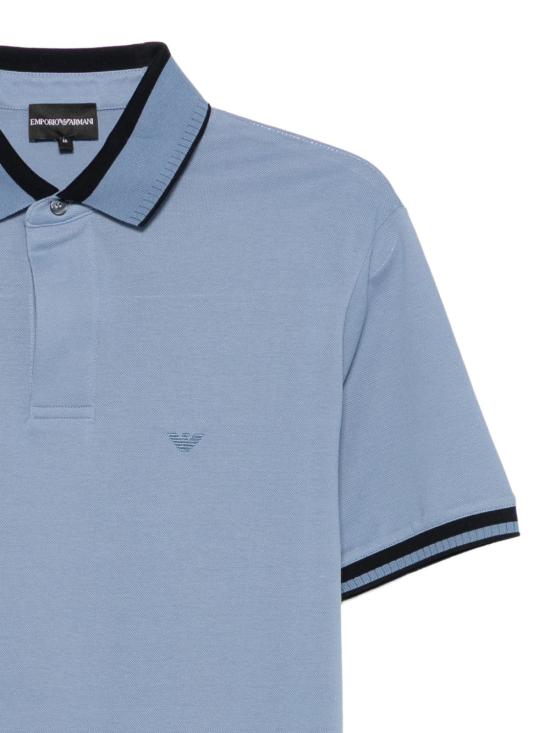 26FW 엠포리오 아르마니 폴로 티셔츠 EM006625AF12955U9324 LIGHT BLUE - EMPORIO ARMANI