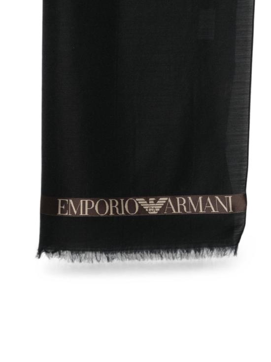 26FW 엠포리오 아르마니 머플러/스카프 EM005576AF26151UC001 BLACK - EMPORIO ARMANI