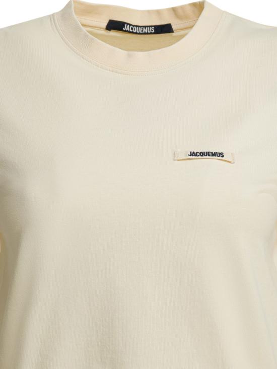 26FW 자크뮈스 그로그랭 로고 솟슬리브 티셔츠 TSW00550AJ00029LIGHTBEIGE2 - JACQUEMUS
