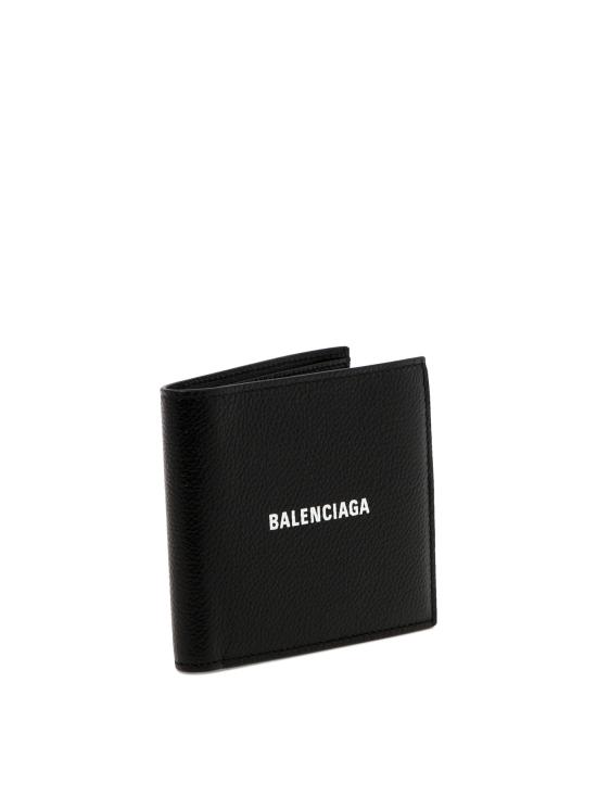 26FW 발렌시아가 캐쉬 스퀘어 반지갑 5945491IZI31090 BLACK - BALENCIAGA