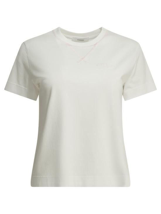 26FW 지방시 반팔 티셔츠 BW70FJ3YV1100 WHITE