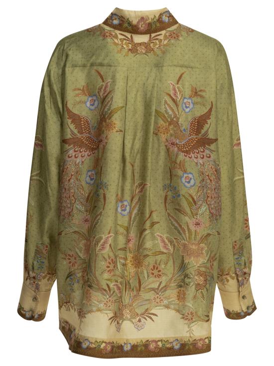 26FW 짐머만 블라우스 8686TSS262KHSF GREEN - ZIMMERMANN