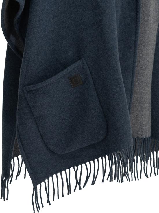 26FW 살바토레 페라가모 케이프 0795397 BLUE - SALVATORE FERRAGAMO