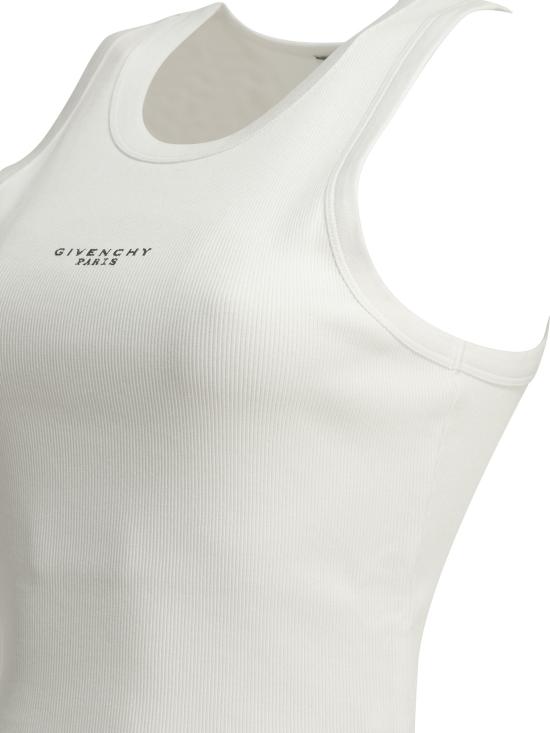 26FW 지방시 민소매 티셔츠 BW70FPP7BR100 WHITE - GIVENCHY