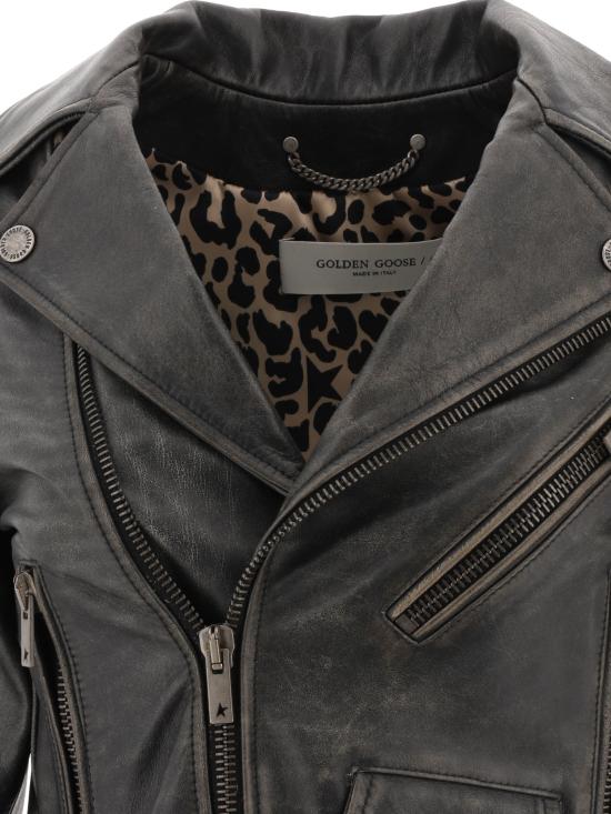 26FW 골든구스 바이커 자켓 GWP00848P00064790100 BLACK - GOLDEN GOOSE