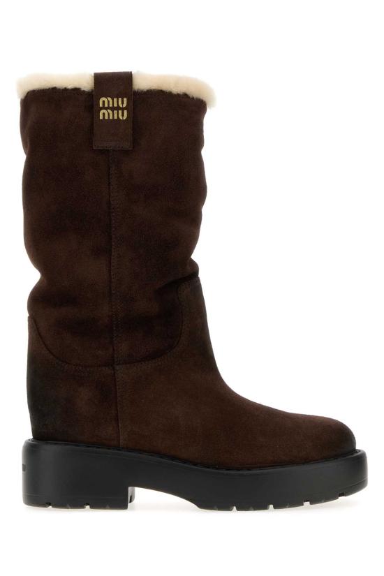 26FW 미우미우 부츠 5U270EFZF553AE4 F0003 BROWN