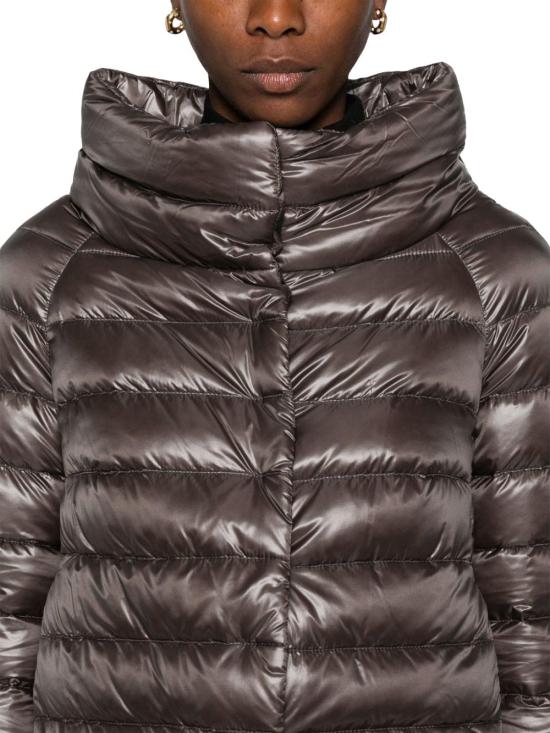 26FW 에르노 소피아 레귤러 핏 케이프 다운 자켓 PI0046DIC12017Z9480 TAUPE - HERNO