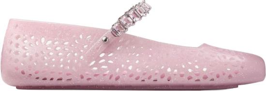 26FW 지미추 플랫 슈즈 THEJELLYNTXCOTTONCANDYSILVERMIX PINK