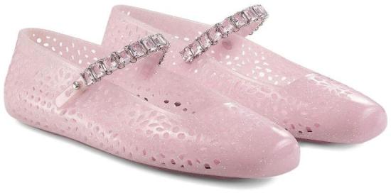 26FW 지미추 플랫 슈즈 THEJELLYNTXCOTTONCANDYSILVERMIX PINK - JIMMY CHOO