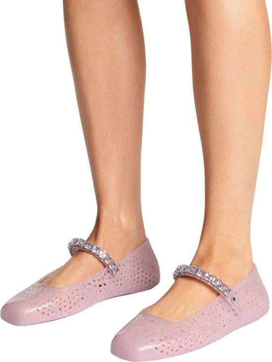 26FW 지미추 플랫 슈즈 THEJELLYNTXCOTTONCANDYSILVERMIX PINK - JIMMY CHOO