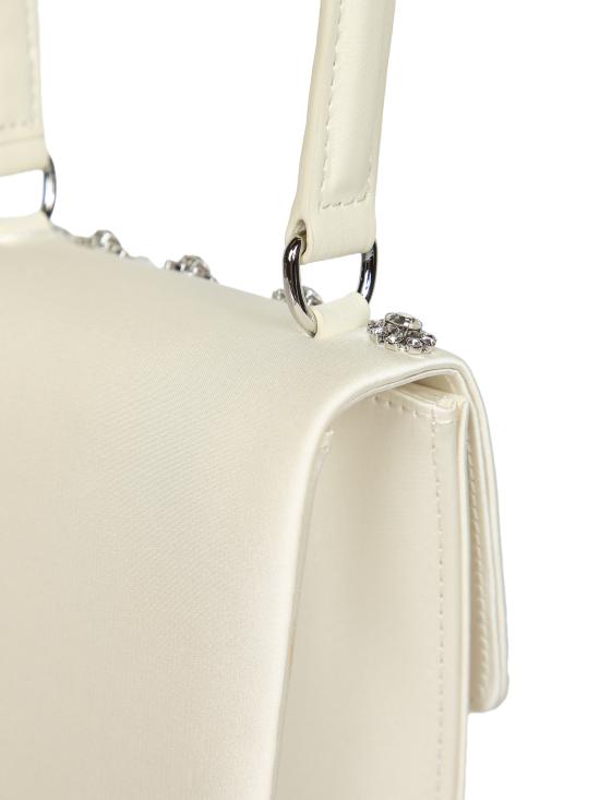 26SS 셀프 포트레이트 크림 새틴 크리스탈 미니 보우 백 SS26313BC CREAM Beige - SELF PORTRAIT