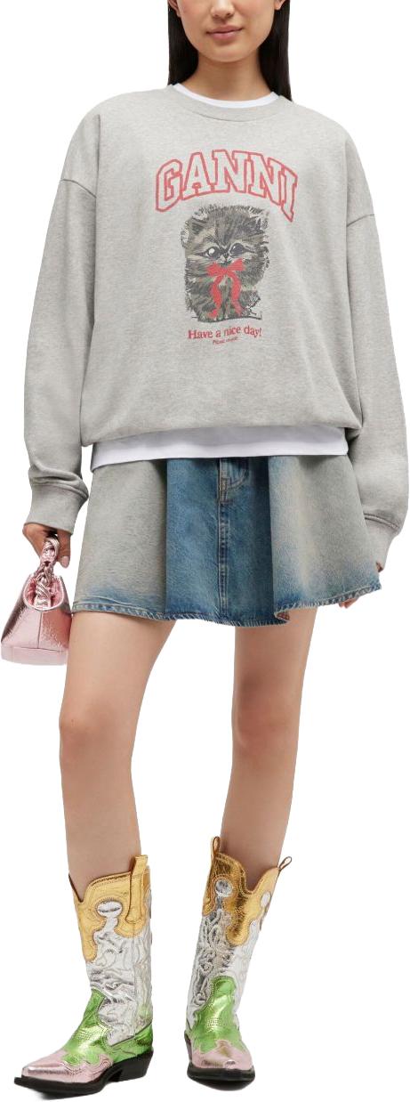 26FW 가니 키티 스웨트셔츠 A1060016920 LICHTGREY - GANNI