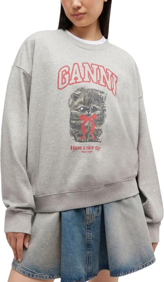 26FW 가니 키티 스웨트셔츠 A1060016920 LICHTGREY - GANNI