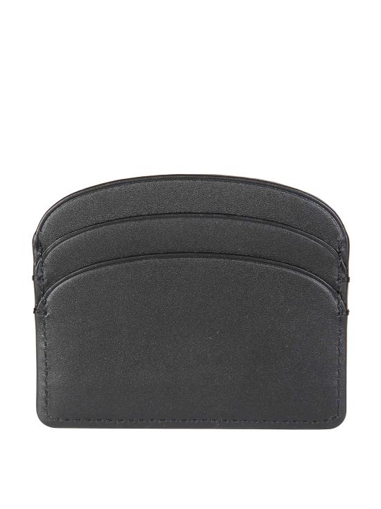 26FW 아페쎄 블랙 로고 하프문 레더 PXAWVF63270 LZZ NERO - A.P.C.