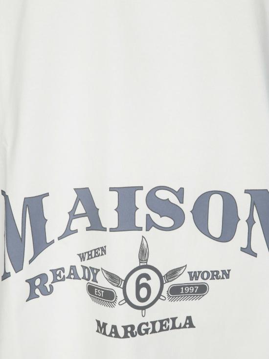 26FW MM6 메종마르지엘라 반팔 티셔츠 SH0GC0075M20050 101 BIANCO - MM6 MAISON MARGIELA