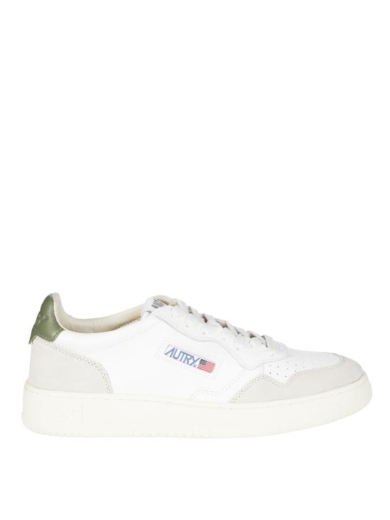 26FW 오트리 메달리스트 로우 스니커즈 AULMLS17 WHTBRONZEGRN BIANCO