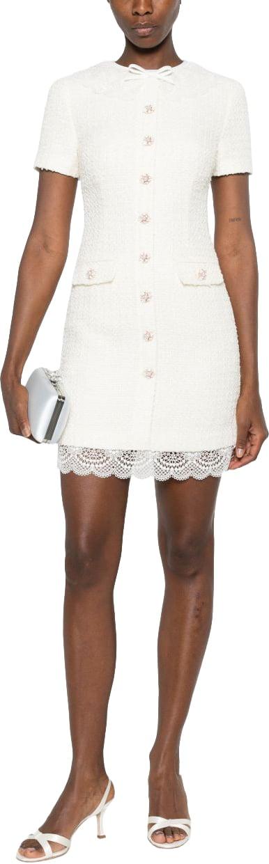 26FW 셀프 포트레이트 숏 원피스 PF26002SBCCREAM WHITE - SELF PORTRAIT