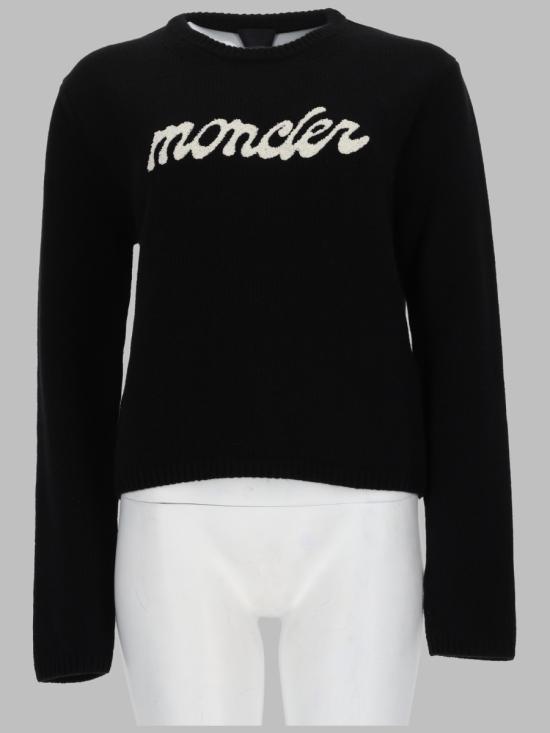 26FW 몽클레어 울 캐시미어 스웨터 9C00004 M4281999 BLACK